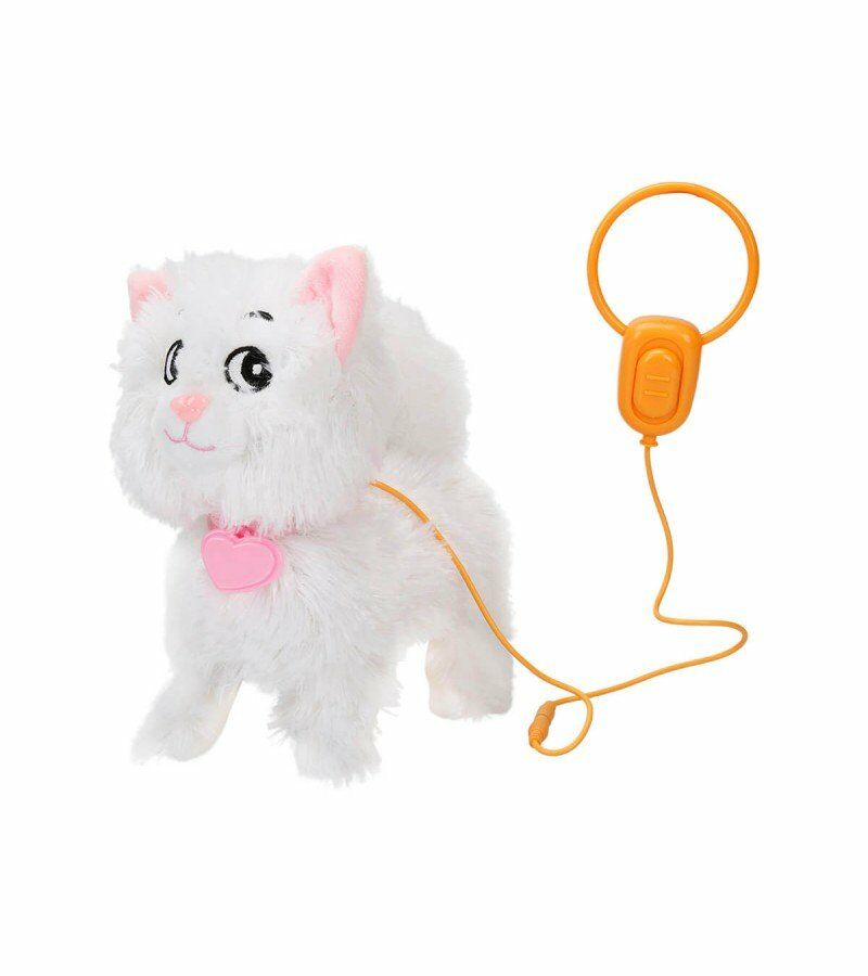 Peluş Sevimli Kedi Sushi Hareketli Sesli Beyaz Renk