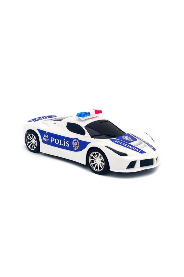 Vakumlu Kutuda Sürtmeli Polis Arabası - Mavi Su Dünyası