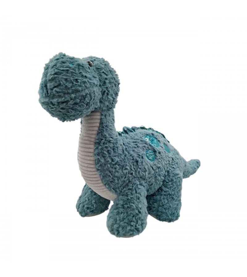 Peluş Dinazor Mavi Renk 80x35 Cm