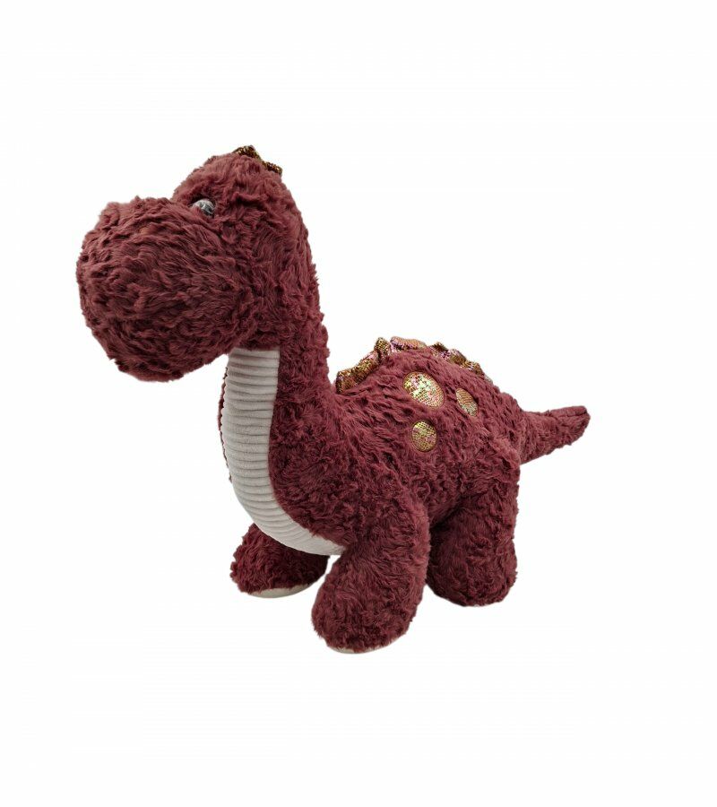 Peluş Dinazor Bordo Renk 80x35 Cm