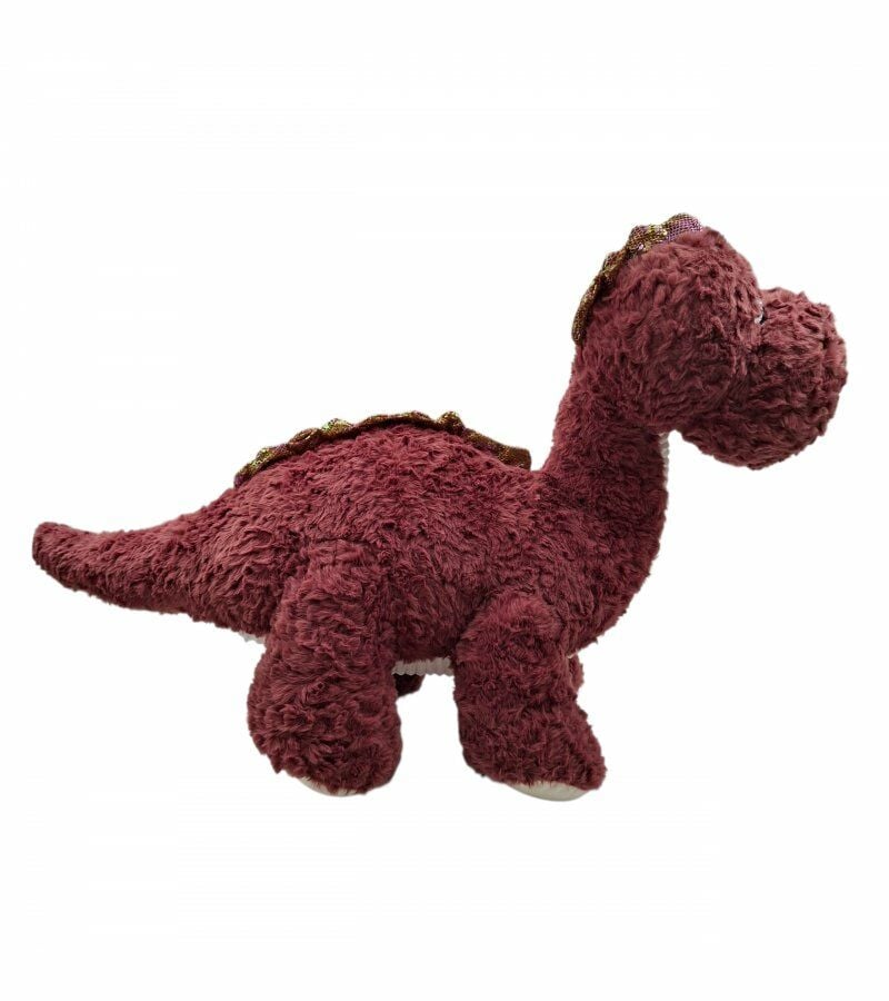 Peluş Dinazor Bordo Renk 80x35 Cm