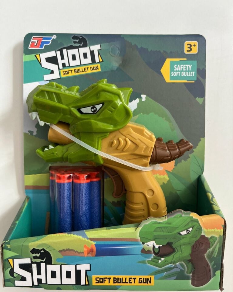 Kartelalı Köpek Başlı Dart Atıcı 12 x 12 Cm Yeşil