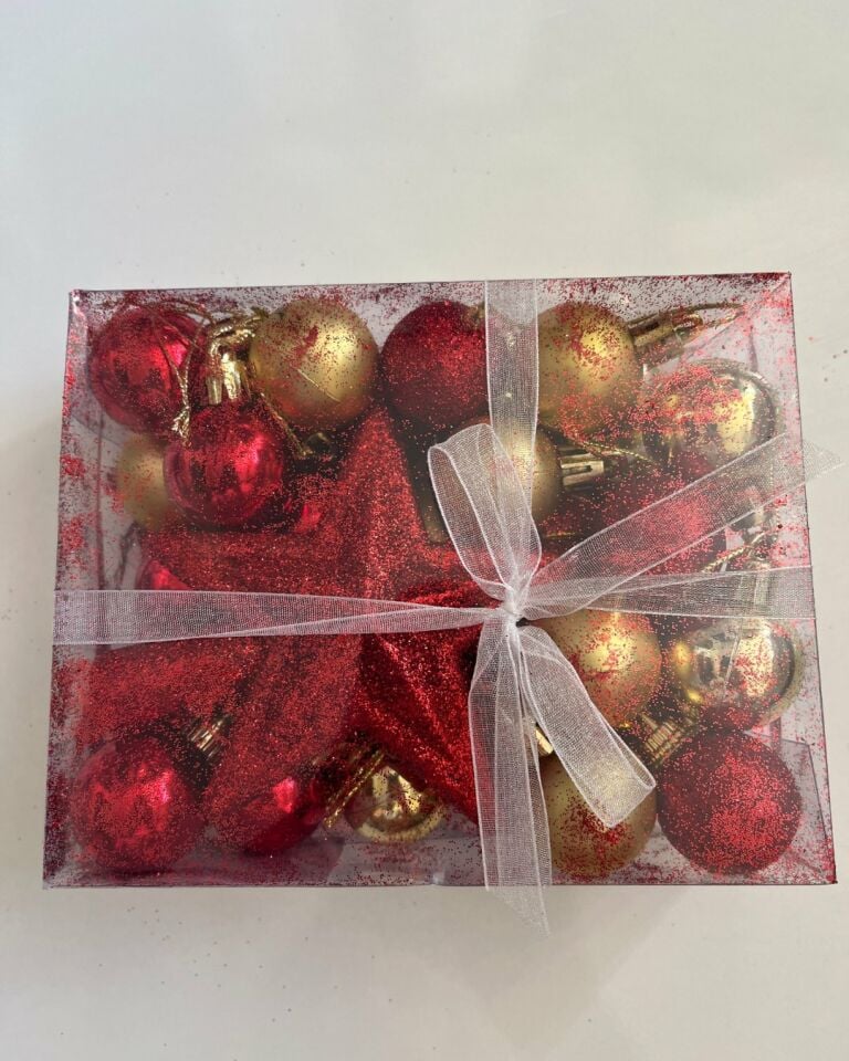 Yılbaşı Süsü 30' lu 10 Cm Karışık 30 Adet Set