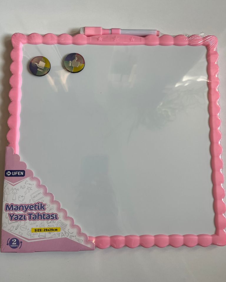 Manyetik Yazı Tahtası Çift Taraflı 29 Cm x 29 Cm Yeşil