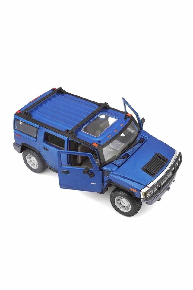 2003 Model Hummer H2 Suv 1:27 Ölçekli - Mavi Su Dünyası