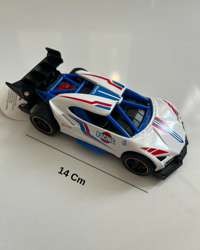 Metal Çek Bırak Yarış Arabası 14x6 Cm Kırmızı