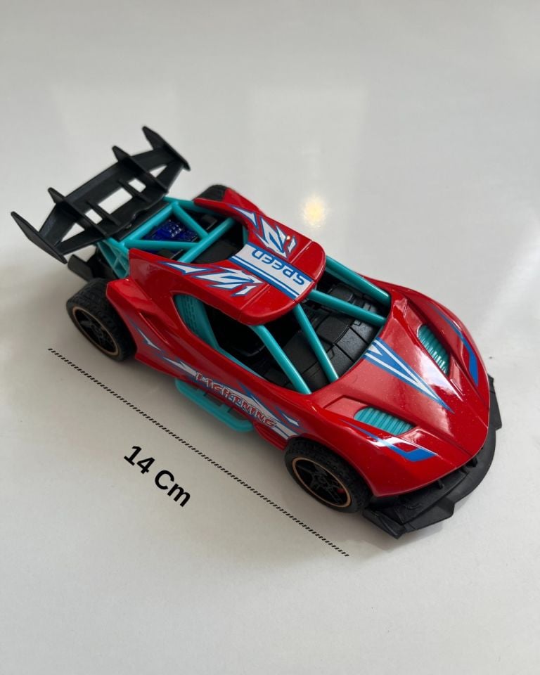 Metal Çek Bırak Yarış Arabası 14x6 Cm Kırmızı