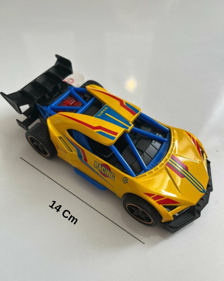 Metal Çek Bırak Yarış Arabası 14x6 Cm Kırmızı