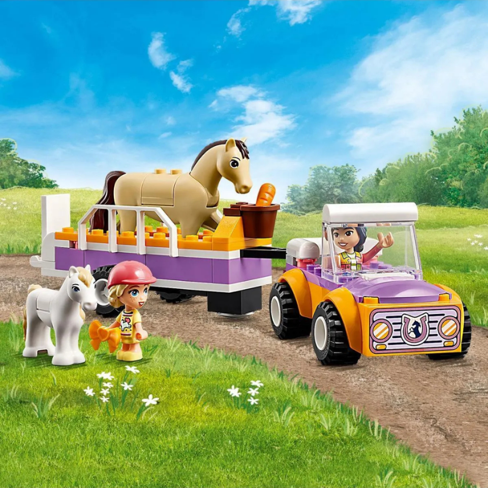 Lego 105 Parça Marka Friends, Taşıtlar, At ve Midilli - Mavi Su Dünyası