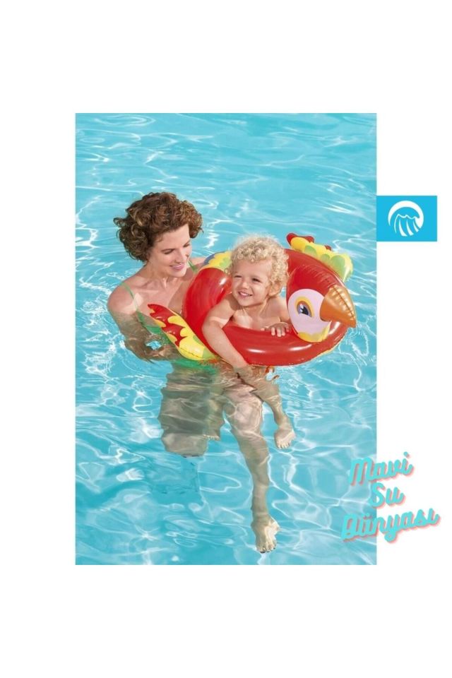 Çocuk Simit Ördek Başlı Kırmızı 80 Cm