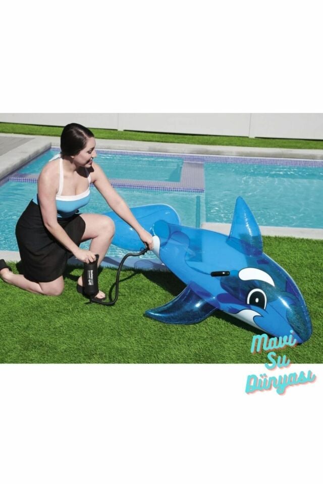 Transparan Balina Binici 157 X 94 Cm - Pompa Dahil