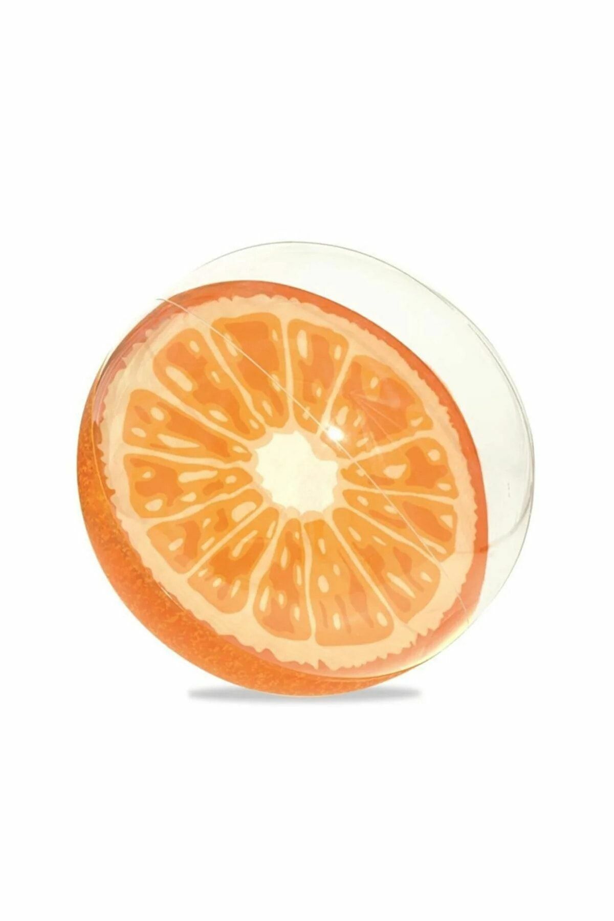Portakal Meyve Desenli Plaj Topu 46 Cm