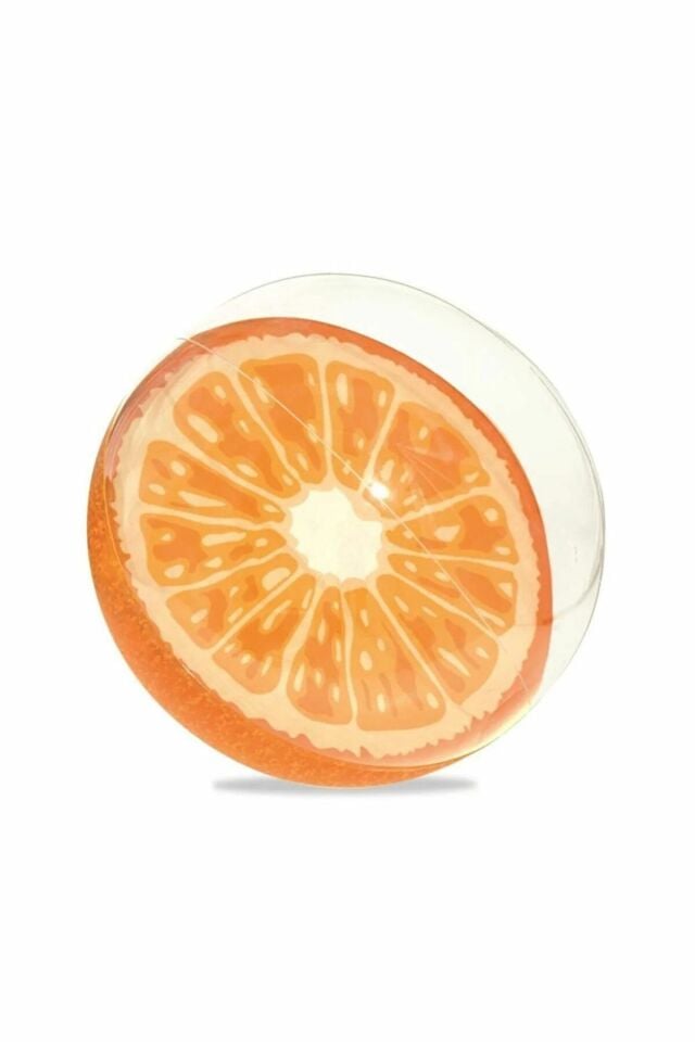 Portakal Meyve Desenli Plaj Topu 46 Cm