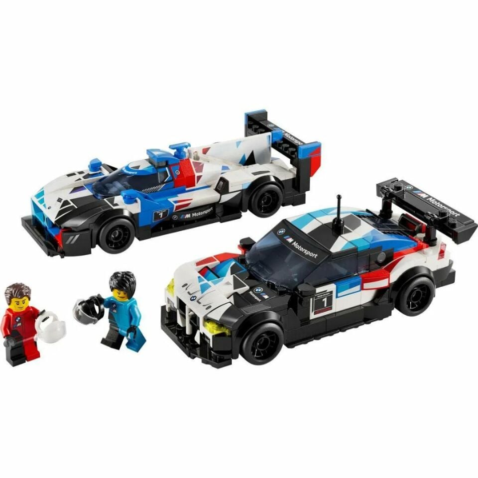 Lego 676 Parça Speed Champions BMW M4 GT3 ve BMW M Hybrid V8 Yarış Arabaları - Mavi Su Dünyası