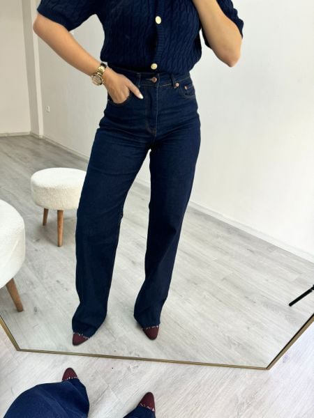 straıght fıt lacivert jean