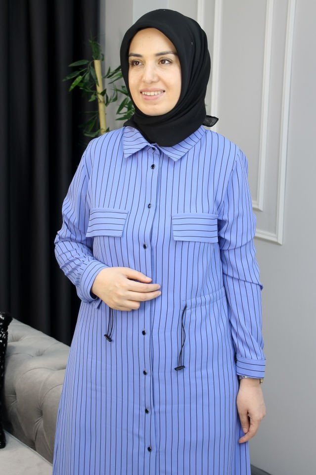 QETEN Beli Büzgülü GiyÇık SİYAH - 50