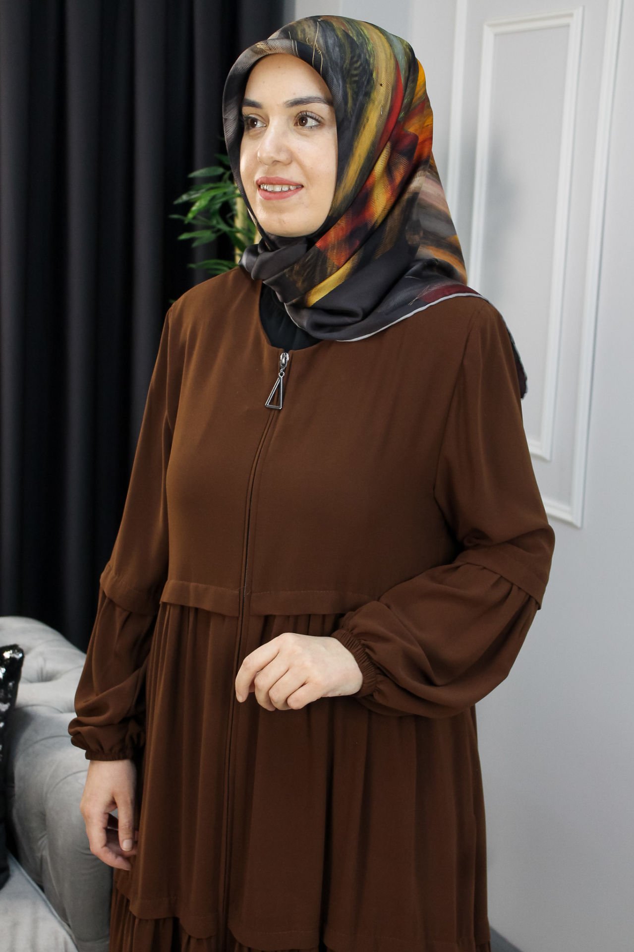 MUSAB Katlı Ferace SİYAH - 50