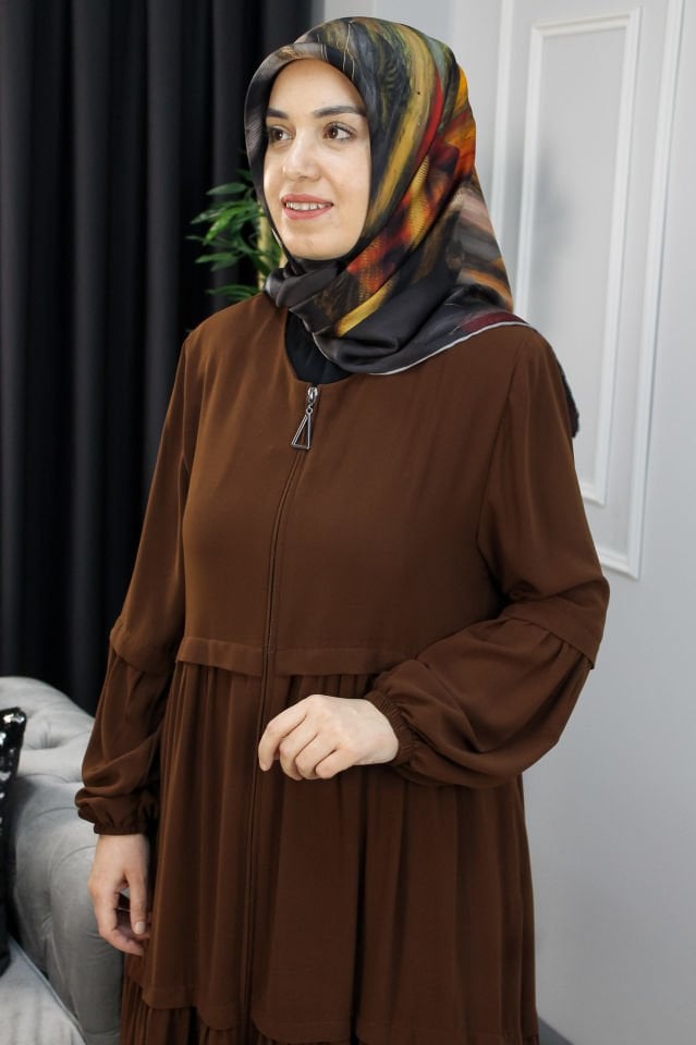 MUSAB Katlı Ferace  SİYAH - 50