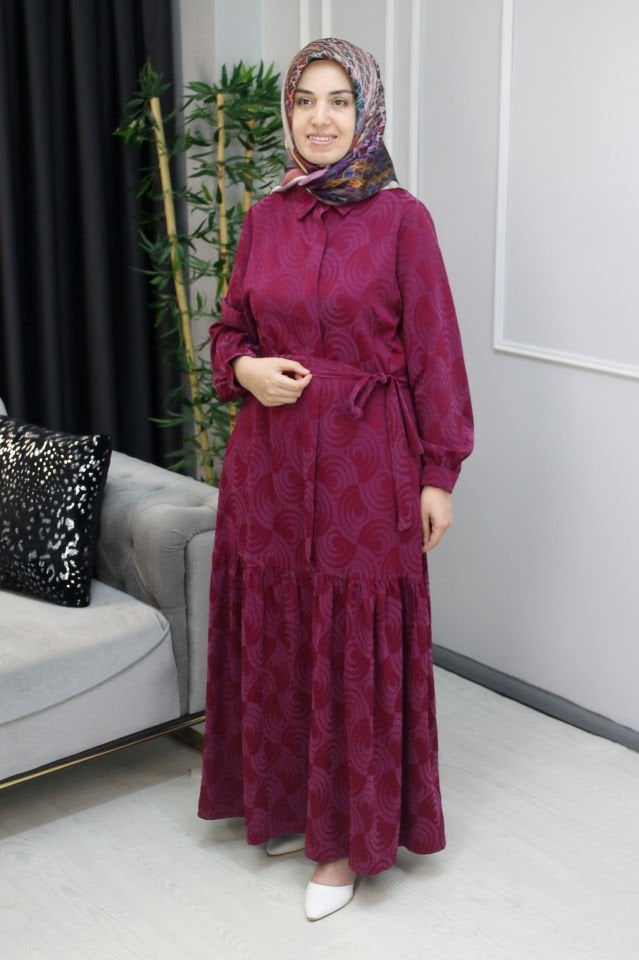 AYŞE AKAY Jakarlı İpek Elbise SİYAH - 4