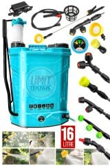 Akülü /  Manuel 2 Fonksiyonlu 8 Saat Çalışır  Sırt ilaçlama Dezenfektan Sulama Pompası Makinası 