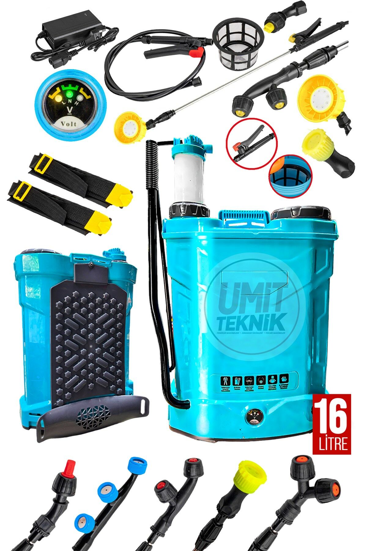 Pro Çok Fonksiyonlu Akülü / Manuel 2 Fonksiyonlu Sırt ilaçlama Dezenfektan Sulama Pompası Makinası 