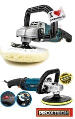 Yüksek Kalite 6 Kademeli Devirli  Sünger SetliZımpara Pasta Cila  Büyük Polisaj Makinesi  Ful Paket