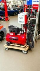 En Çok Tercih Edilen 2HP 50 Litre 8Bar Boya ,Lastik Hava Kompresörü 15Mt Spiral Hortum Stoper Kit