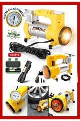 12V Full Taşınabilir 150 Psı Araba Oto Araç Lastik Şişirme Pompası Metal Gövde Kompresör Set