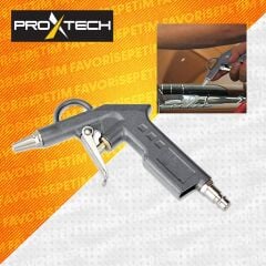 PROXTECH  Kompresör Saatli Lastik Şişirme, 15 mt Spiral Hortumu,Hava Tabancası  Hava Recor Paket Set