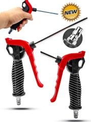 Yeni Nesil Yüksek Kalite Kompresör Hava Üfleme Detay Tabancası Pnömatik jak Set Hediye