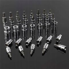 Premium 46 Parça Mini Lokma Takımı Otomatik Cırcırlı 1/4'' Set Yüksek Kalite Kombinasyon Alet Seti