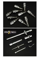 Profesyonel 112 Parça Çok Fonksiyonlu 1/2 Ve 1/4 Cırcırlı Lokma Anahtar Takımı Bits Uç Penseli Set