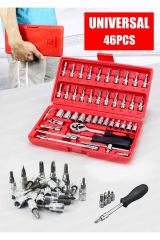 50 Parça Mini Lokma Takımı Otomatik Cırcırlı 1/4'' Wrench Set Yüksek Kalite Kombinasyon Alet Seti