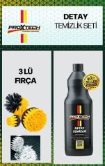 4 Parça Detay Temizlik Oto Temizleme Kuaför İç-Dış Detaylı Temizlik Bakım Koltuk Fırçalama