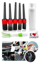 Oto Araba Temizleme Kuaför 7 Parça İç-Dış Detaylı Temizlik Bakım Koltuk Fırçalama Set PROXCLEAN07