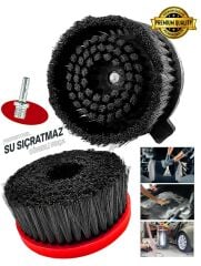 Profesyonel 3 Parça Su Sıçratmayan Orta Sert  Koltuk | Halı | Oto Kuaför | Yıkama Polisaj Fırçası