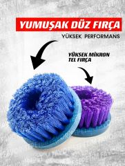 Araç, KoltukYıkama 6Kademe Devir Ayarlı Zımpara Parlatma Pasta Cila Polisaj Makinası + Fırça Hediye