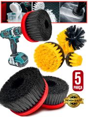 5ParçaPremiumYüksek Kalite Matkaplara ÖzellKoltuk | Halı Fırçalama |Oto Kuaför |Yıkama Fırçası