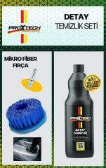 Detay Temizlik 7 Parça Oto Temizleme Kuaför İç-Dış Detaylı Temizlik Bakım Koltuk Fırçalama Set