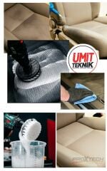 Premium Temizlik 5 Parça Oto Temizleme Kuaför İç-Dış Detaylı Temizlik Bakım Koltuk Fırçalama Kit 