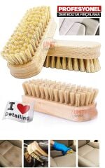 Premium Temizlik 5 Parça Oto Temizleme Kuaför İç-Dış Detaylı Temizlik Bakım Koltuk Fırçalama Kit 