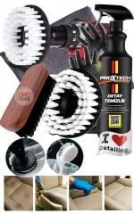 Premium Temizlik 5 Parça Oto Temizleme Kuaför İç-Dış Detaylı Temizlik Bakım Koltuk Fırçalama Kit 