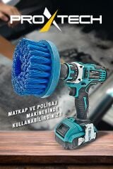 Yüksek Mikron Matkaplara ve Polisajlara Özel Paspas Koltuk  Halı  Yıkama  Fırçası  Bağlantı Hediye