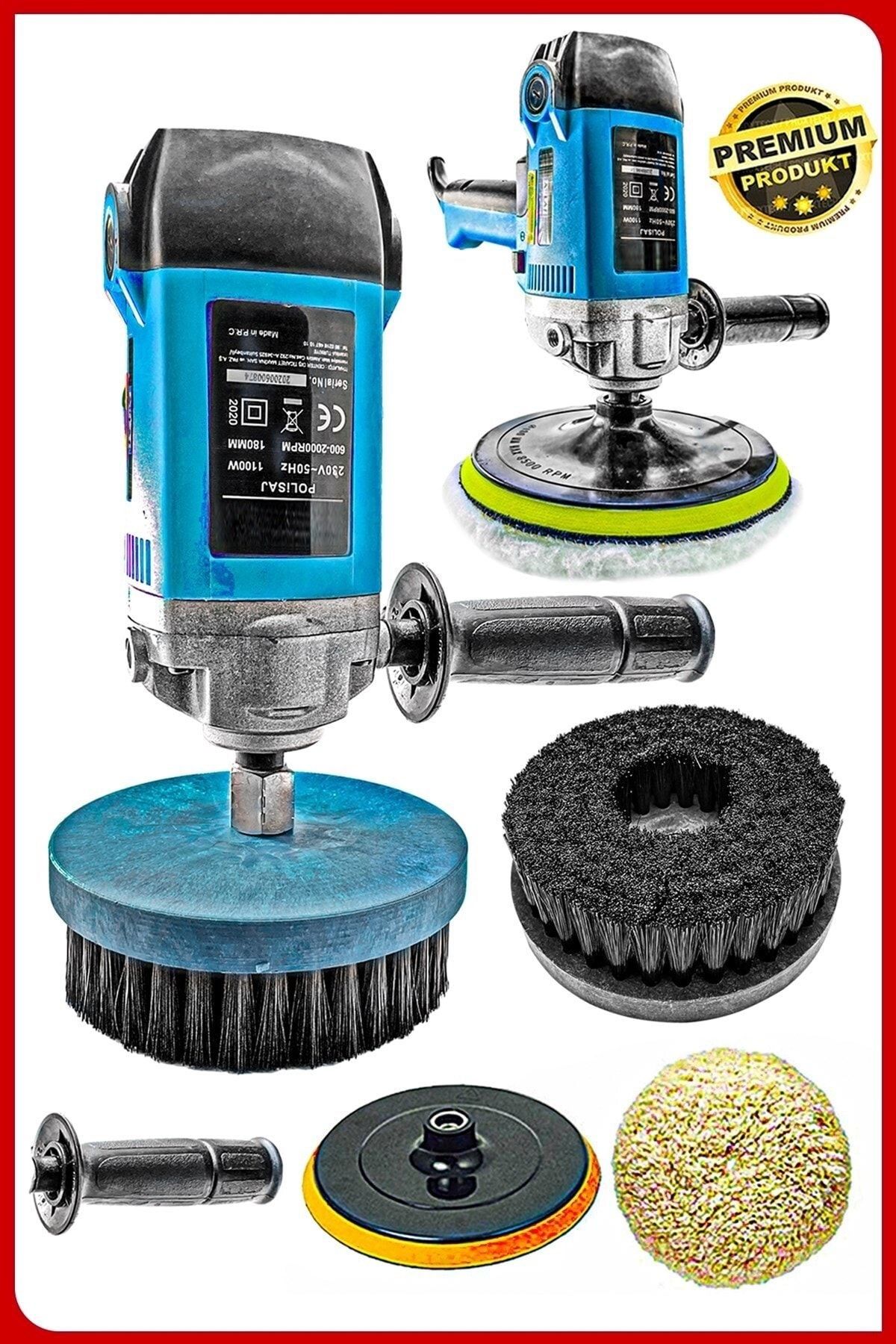 Profesyonel Yüksek Kalite Dikey Koltuk Yıkama,CilaPolisaj Makinesi Koltuk Yıkama Fırça Hediye