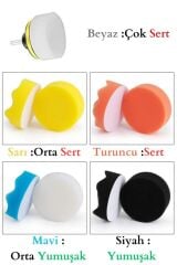 Pratik 11 Parça Araç Oto Pasta Cila Parlatma Polisaj Sünger Seti