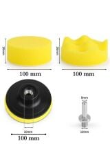 Pratik 11 Parça Araç Oto Pasta Cila Parlatma Polisaj Sünger Seti