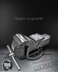 Profesyonel Ağır Hizmet Yüksek Hassasiyetli Kırılmaz Örslü Masa Tezgah Mengenesi 150 mm