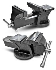 Profesyonel Ağır Hizmet Yüksek Hassasiyetli Kırılmaz Örslü Masa Tezgah Mengenesi 100 mm