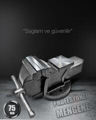 Profesyonel Ağır Hizmet Yüksek Hassasiyetli Kırılmaz Örslü Masa Tezgah Mengenesi 80 mm