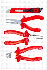 Çok Fonksiyonlu 48 Parça Krom Çelik Cırcırlı Lokma Pense,Yankeski,Tornavida Kontrol Kalemi Ful Paket